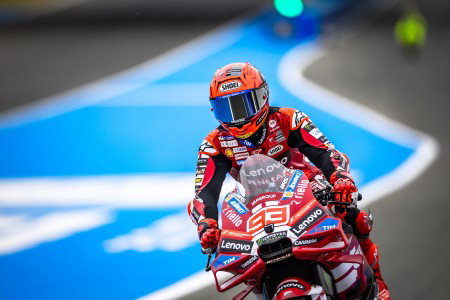 Marc Marquez auf der Ducati Desmosedici GP26 Frontansicht Nahaufnahme – MotoGP Spanien GP Jerez 2026