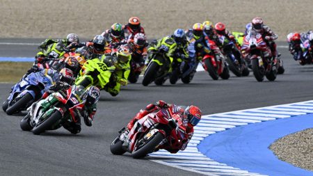 motogp feld start jerez sprint 2026 marquez fuehrt