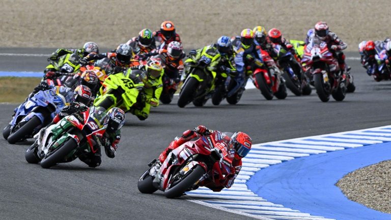 motogp feld start jerez sprint 2026 marquez fuehrt
