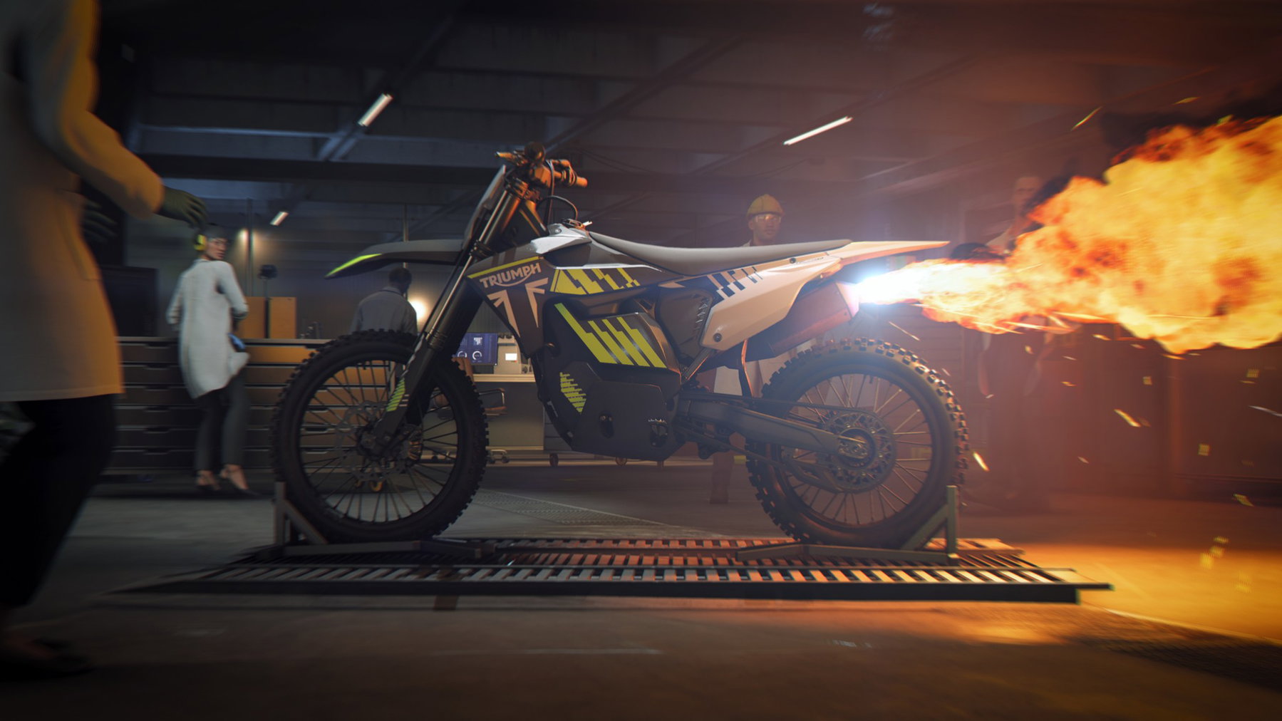 Triumph Game Triumph TF 250-X 007 First Light Flamethrower Bond Game