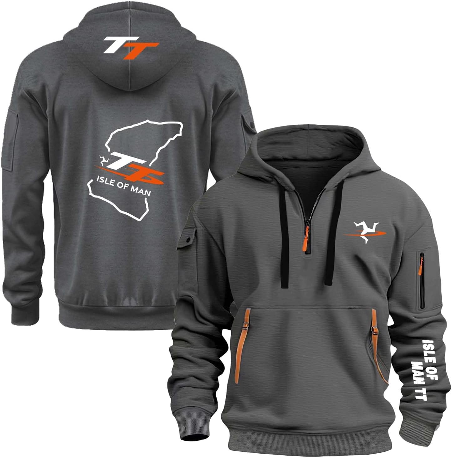 Diamond Races - Neues Road Race auf der Isle of Wight 2021 1 Isle of Man TT Hoodie Half Zip