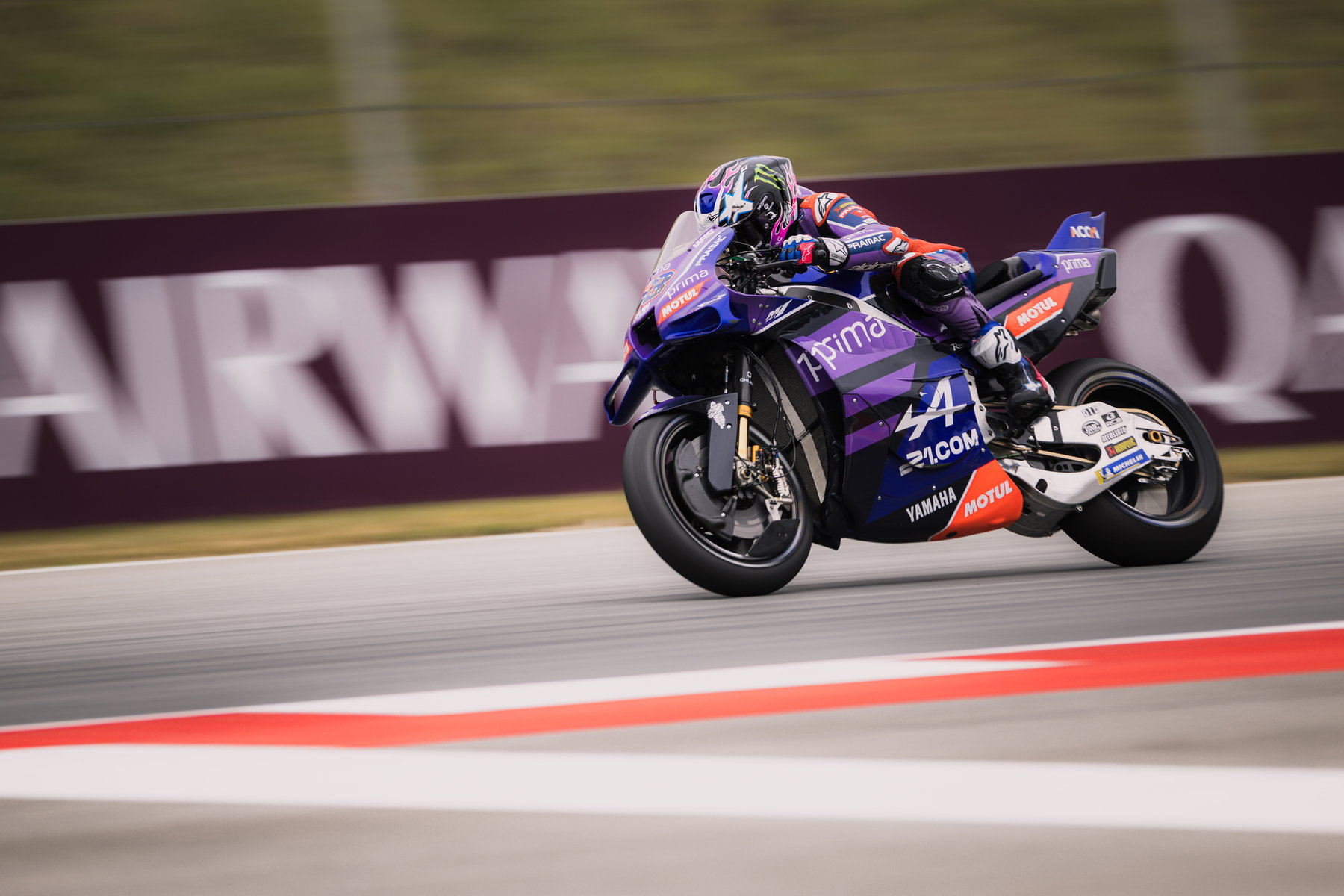 Toprak Razgatlioglu auf der Prima Pramac Yamaha YZR-M1 auf der Strecke – MotoGP Catalunya GP Barcelona 2026