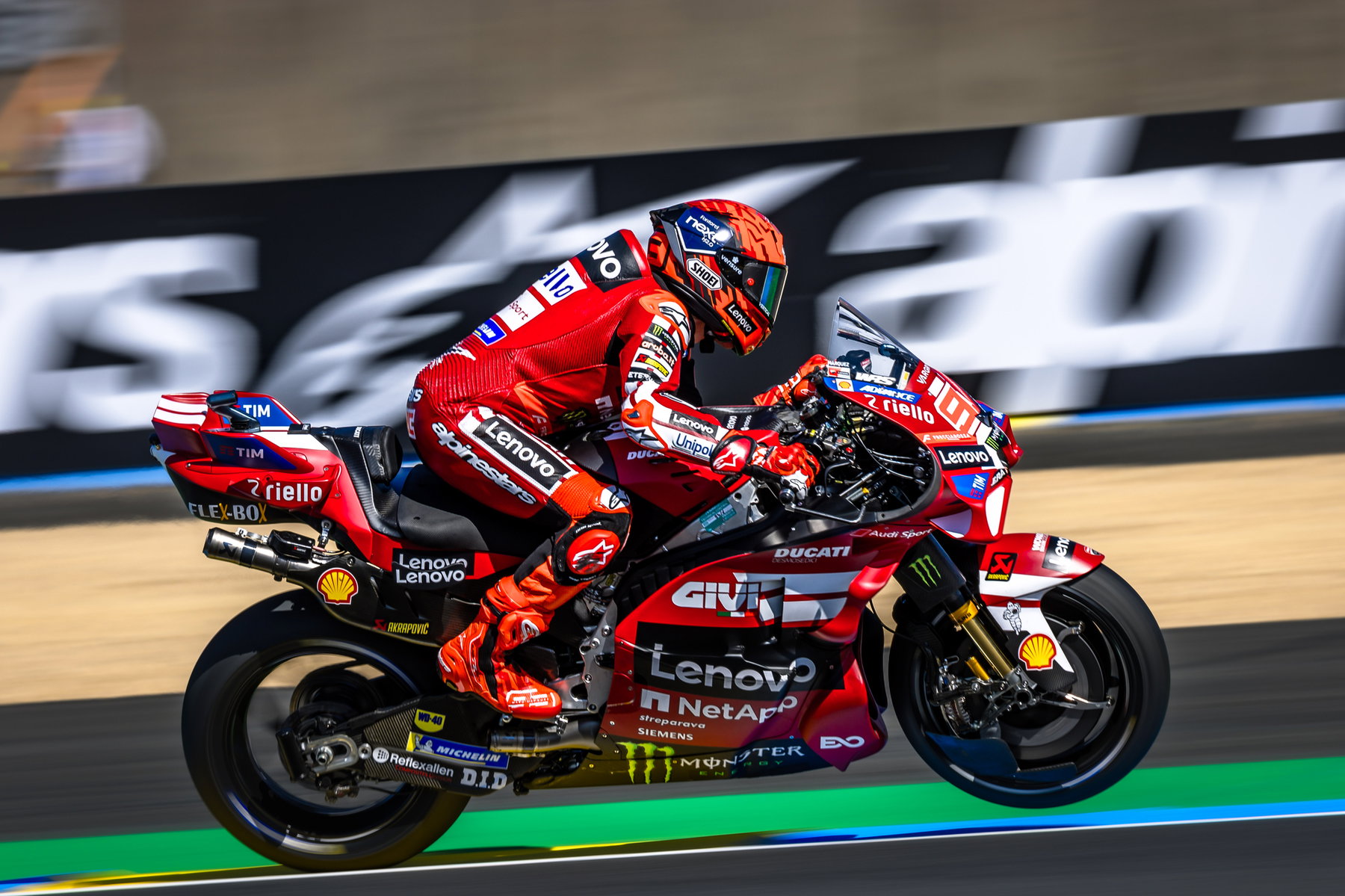 Marc Marquez Ducati Desmosedici GP26 Nahaufnahme Seitenansicht – MotoGP Frankreich GP Le Mans 2026