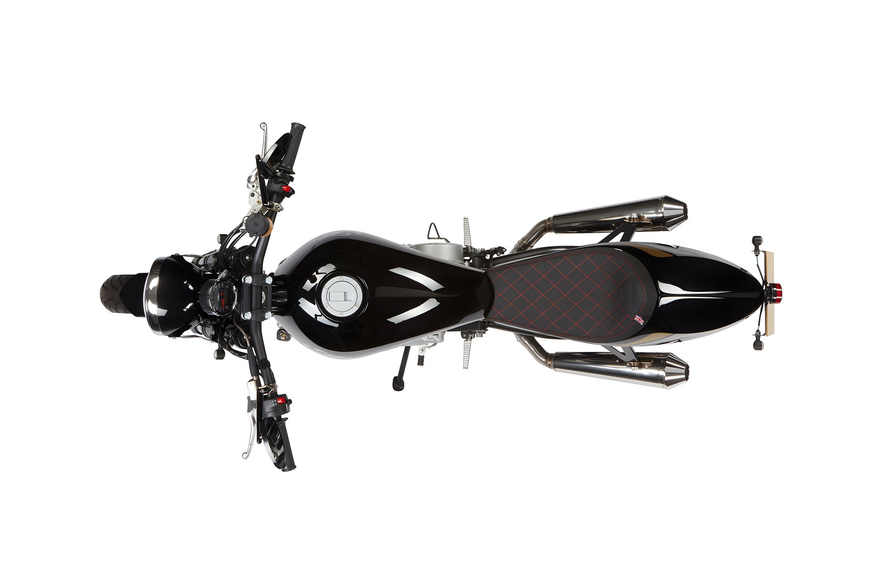 Mac Motorcycles Rex und Ruby: Britische Einzylinder-Manufaktur startet nach über zehn Jahren Entwicklung 1 Mac Motorcycles Rex 2026 Draufsicht im Studio