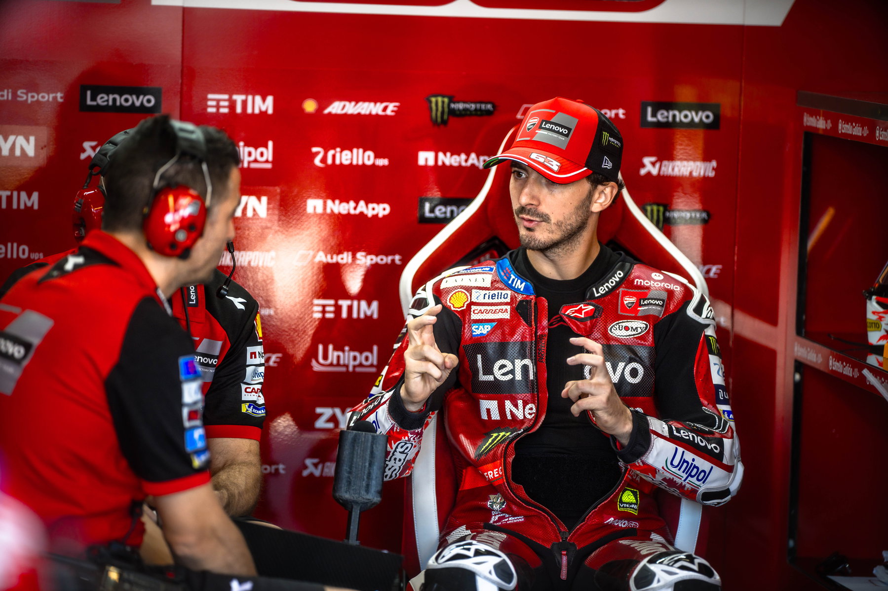 Pecco Bagnaia im Fahrerlager beim Tschechien-GP in Brno 2026