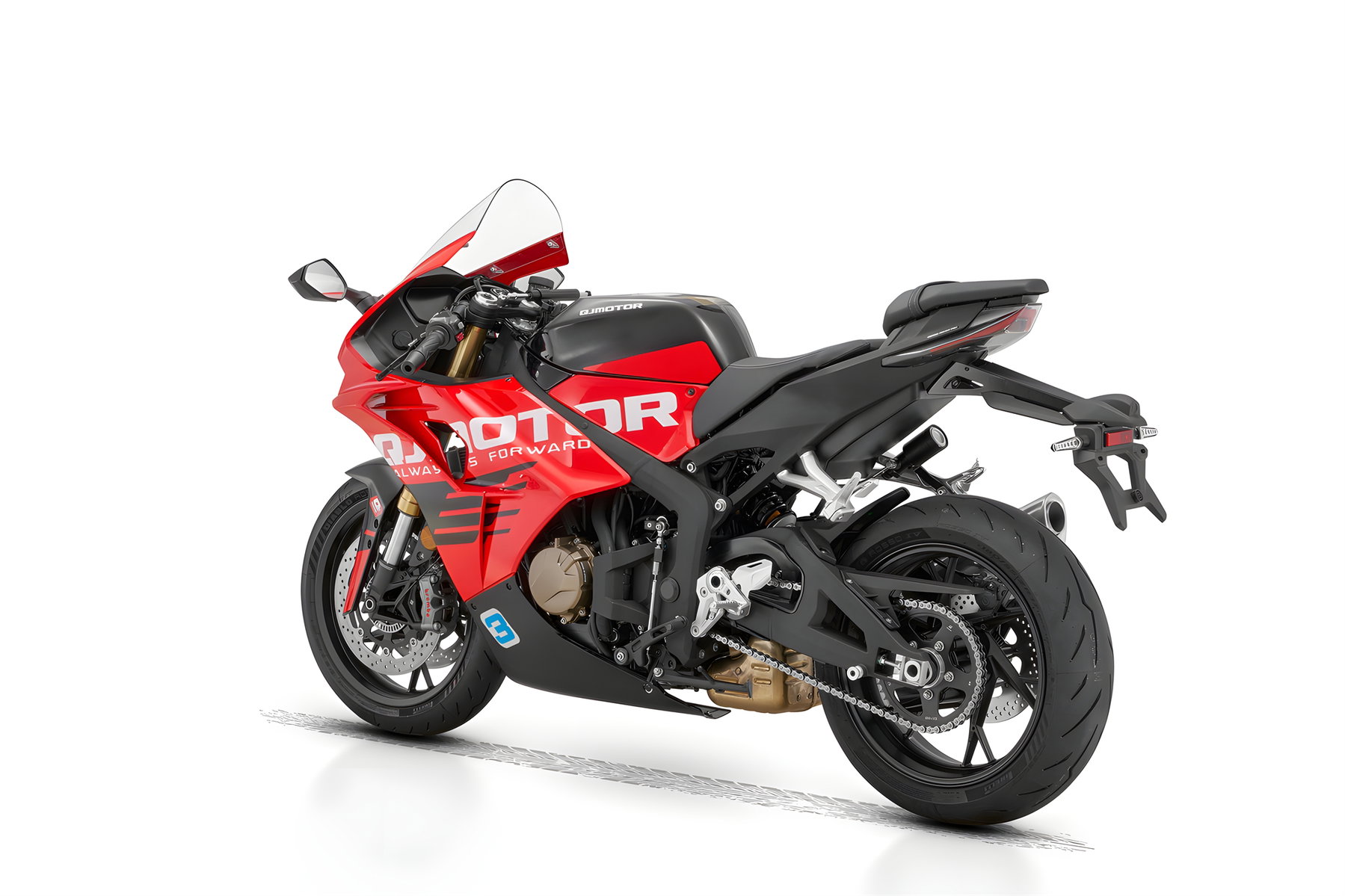 QJMotor SRK 800 RC: 125-hp Inline-Four Takes on Honda and Kawasaki 4 QJMotor SRK 800 RC 2026 rear view