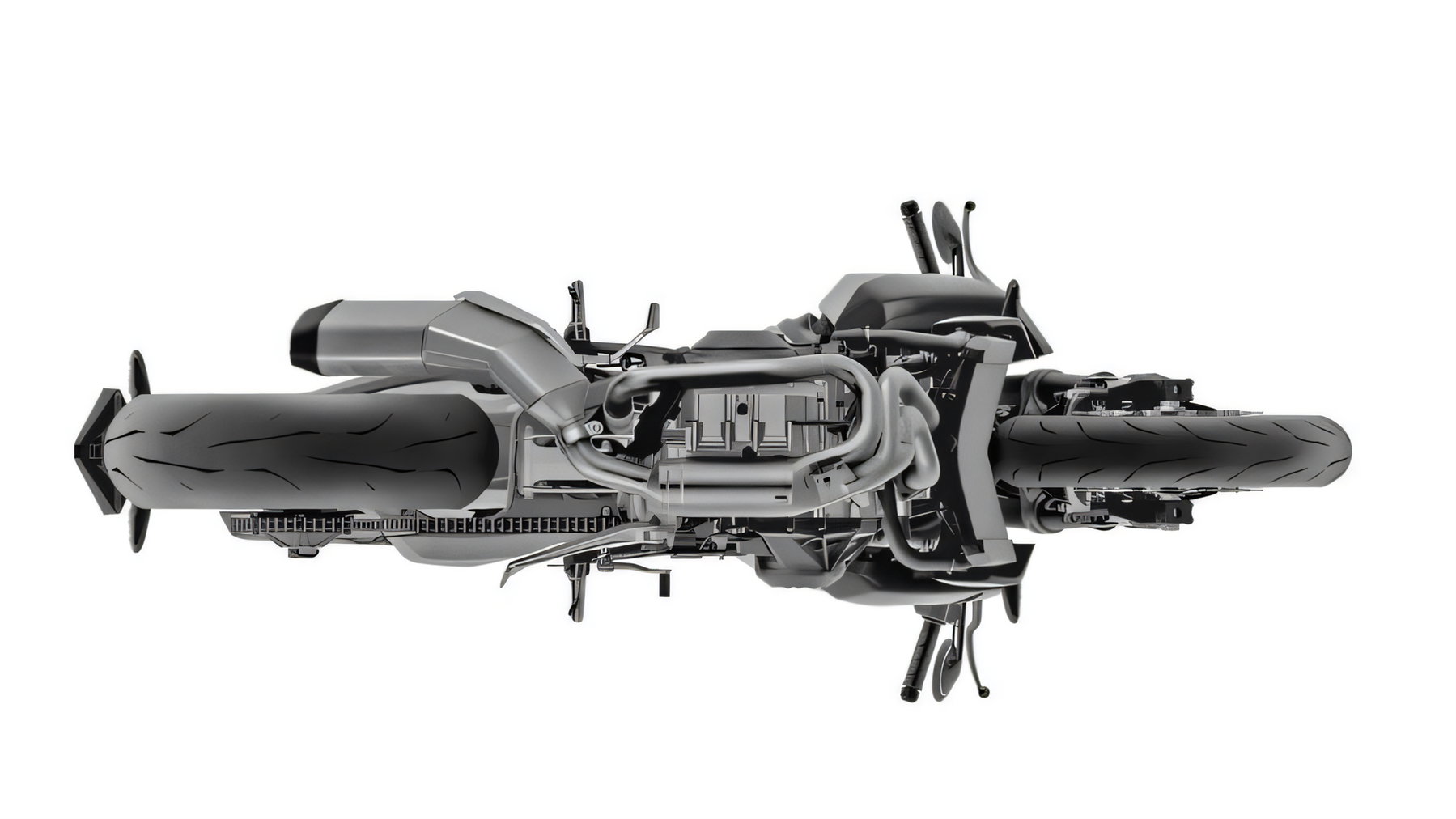 Honda V3R 900RR: Warum ein V3-Supersportler die CBR600RR ablösen soll 7 Honda V3R 900 E-Compressor Prototyp, Seitenansicht