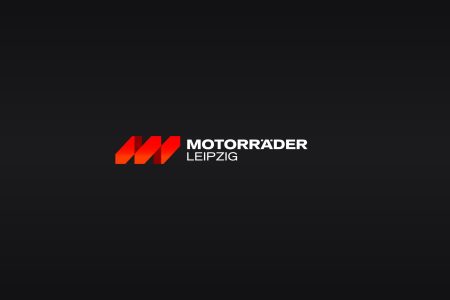 Neues Logo und Markenauftritt der Messe Motorräder Leipzig in Rot-Weiß auf dunklem Hintergrund, offizielles Pressematerial zum Relaunch der Veranstaltung 2027.