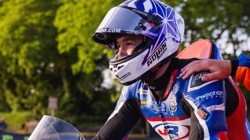 Paul Jordan mit Nolan-Helm auf der Prosper Racing Honda – Porträt Isle of Man TT 2026
