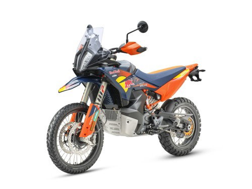 KTM 890 Adventure R Rally 2026 Studioaufnahme 45 Grad vorne links – WP Federung und Speichenraeder