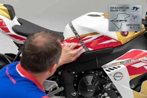 Limited Edition Honda CBR1000RR-R Fireblade SP Special Livery in John McGuinness 100th TT Start Replica (5)
