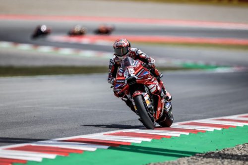 Francesco Bagnaia auf der Ducati Desmosedici GP26 Frontansicht – MotoGP Catalunya GP Barcelona 2026