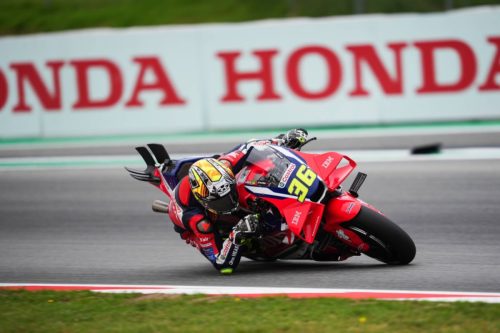 Joan Mir auf der Honda RC213V auf der Strecke – MotoGP Catalunya GP Barcelona 2026