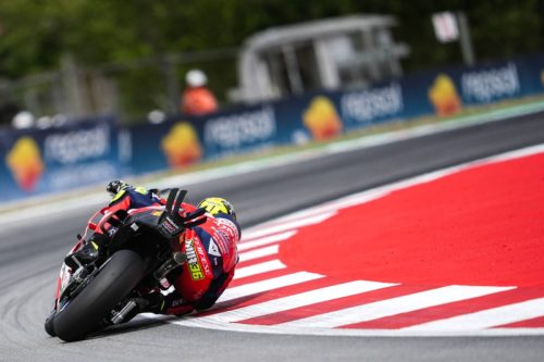 Joan Mir auf der Honda RC213V am Kurveneingang – MotoGP Catalunya GP Barcelona 2026
