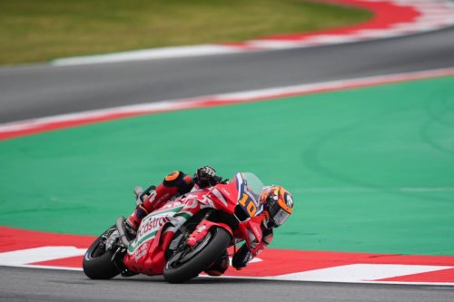 Luca Marini auf der Honda RC213V auf der Strecke – MotoGP Catalunya GP Barcelona 2026
