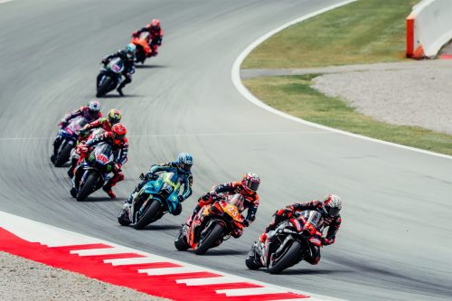 Enea Bastianini auf der KTM RC16 Frontansicht – MotoGP Catalunya GP Barcelona 2026