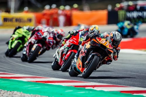 Pedro Acosta auf der KTM RC16 Frontansicht – MotoGP Catalunya GP Barcelona 2026