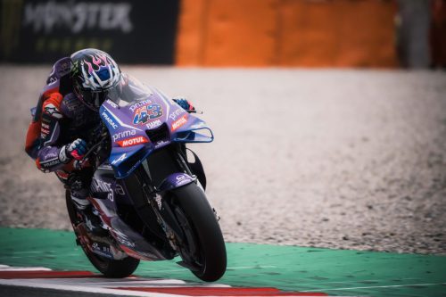 Jack Miller auf der Prima Pramac Yamaha YZR-M1 Nummer 43 auf der Strecke – MotoGP Catalunya GP Barcelona 2026