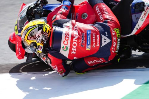 Joan Mir auf der Honda RC213V in der Kurve – MotoGP Italien GP Mugello 2026