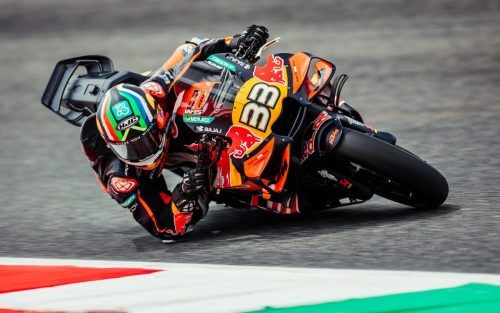 Brad Binder auf der KTM RC16 auf der Strecke – MotoGP Italien GP Mugello 2026