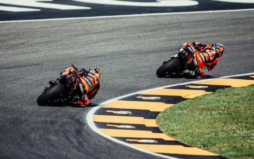 Brad Binder auf der KTM RC16 in der Kurve – MotoGP Italien GP Mugello 2026