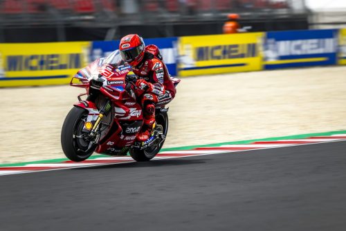 Marc Marquez auf der Ducati Desmosedici GP26 auf dem Balaton Park Circuit – MotoGP Ungarn GP Balaton Park 2026