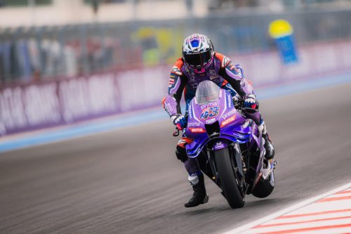 Jack Miller auf der Pramac-Yamaha YZR-M1 mit Startnummer 43, Frontansicht – MotoGP Ungarn GP Balaton Park 2026