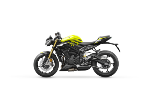 Street Triple Moto 2 Edition_MY23_Triumph Racing Yellow Seat Pillion_LHS