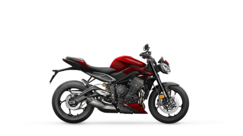 Street Triple RS_MY23_Carnival Red Seat Pillion_RHS