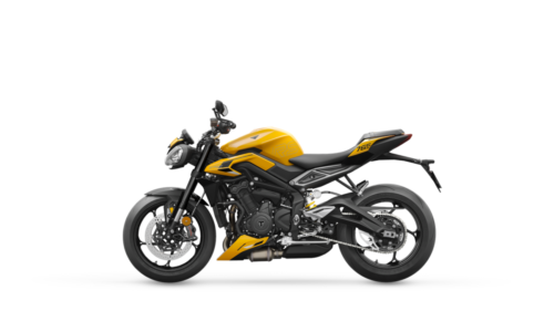 Street Triple RS_MY23_Cosmic Yellow Seat Pillion_LHS