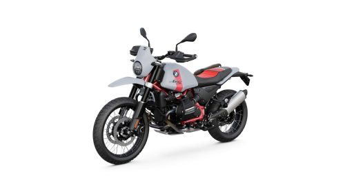 BMW R 12 G/S 2027 Option 719 in Frozen Brooklyngrau metallic – Dreiviertel-Frontansicht links im Studio