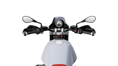 BMW R 12 G/S 2027 – Cockpit mit Rundinstrument und Lampenverkleidung, Frontalansicht