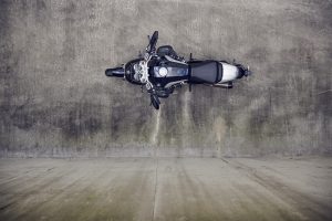 BMW R 12 nineT 2025 – Draufsicht von oben, Schwarz