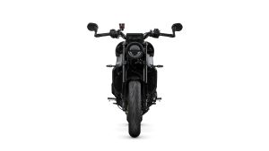 Yamaha XSR900 2027 – Studioaufnahme Frontansicht in Midnight Black